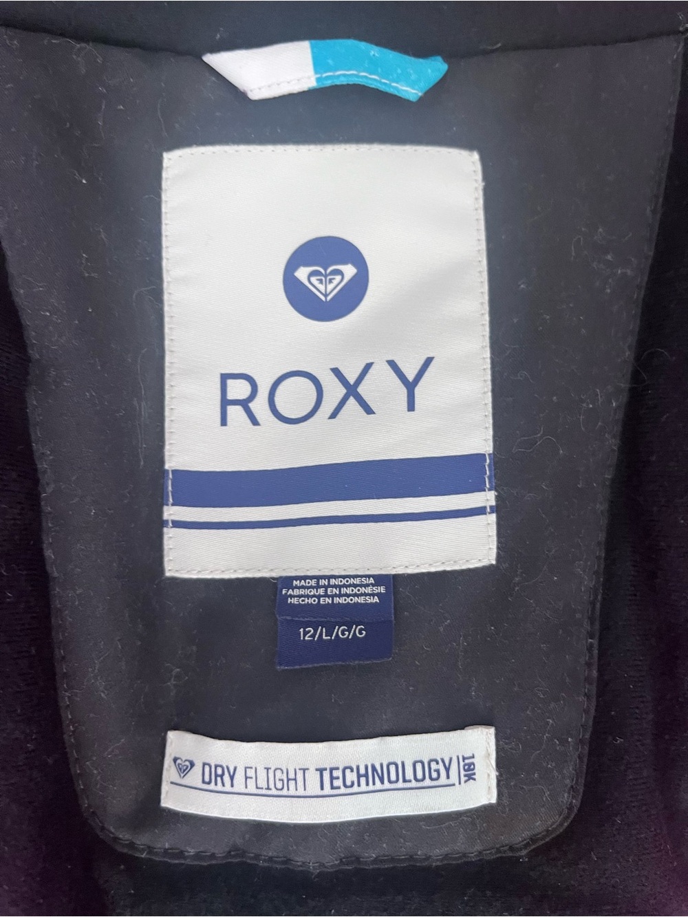 Girl’s Roxy Multicolor ski snowboarding jacket - Picture 7 of 7